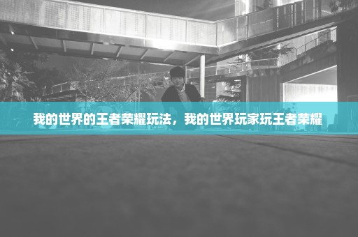 我的世界的王者荣耀玩法，我的世界玩家玩王者荣耀 