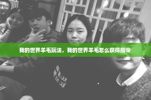 我的世界羊毛玩法，我的世界羊毛怎么获得指令 