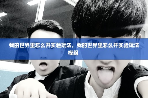 我的世界里怎么开实验玩法，我的世界里怎么开实验玩法模组 