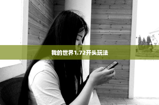 我的世界1.72开头玩法
