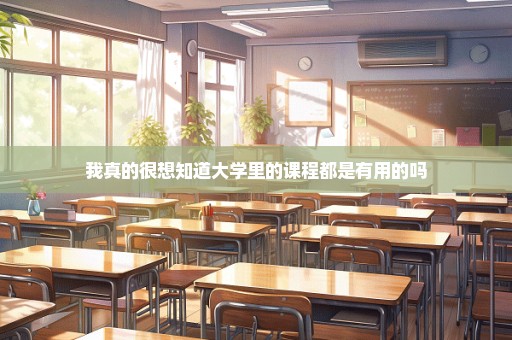 我真的很想知道大学里的课程都是有用的吗