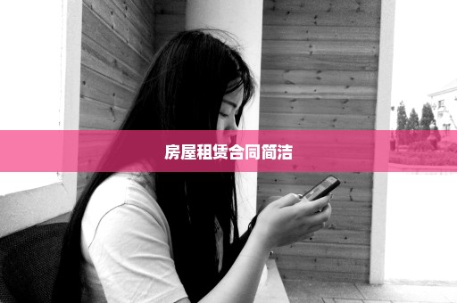 房屋租赁合同简洁
