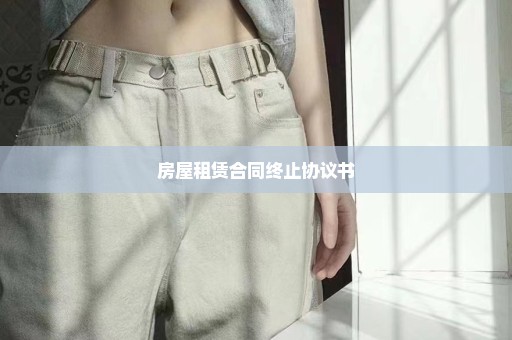 房屋租赁合同终止协议书