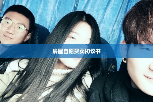 房屋自愿买卖协议书
