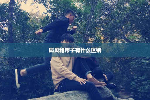 扇贝和带子有什么区别