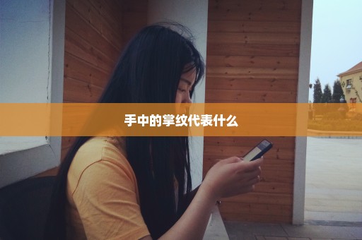 手中的掌纹代表什么
