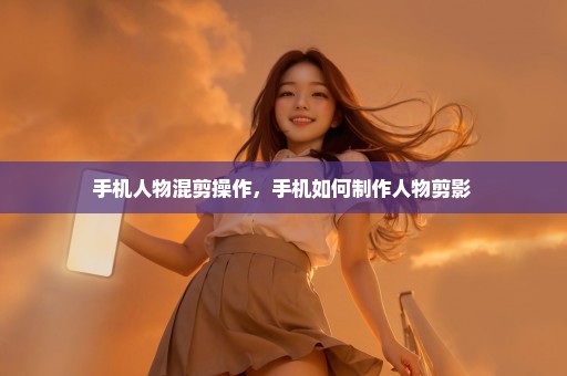 手机人物混剪操作，手机如何制作人物剪影 