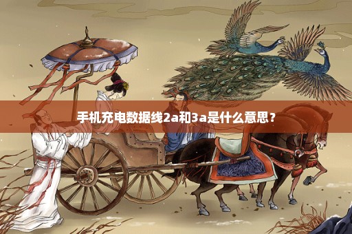 手机充电数据线2a和3a是什么意思？