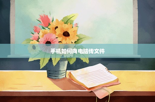 手机如何向电脑传文件