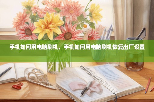 手机如何用电脑刷机，手机如何用电脑刷机恢复出厂设置 