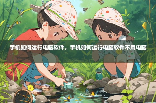 手机如何运行电脑软件，手机如何运行电脑软件不用电脑 