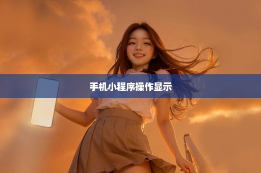手机小程序操作显示