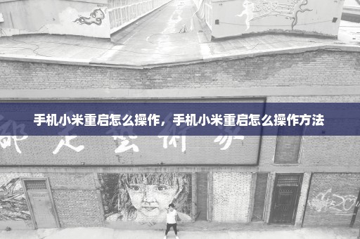 手机小米重启怎么操作，手机小米重启怎么操作方法 