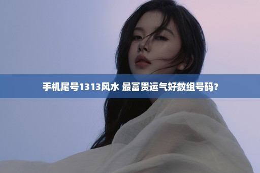 手机尾号1313风水 最富贵运气好数组号码？