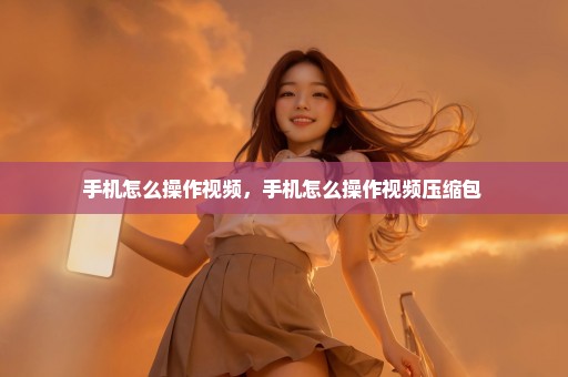 手机怎么操作视频，手机怎么操作视频压缩包 