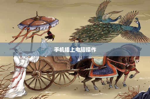 手机插上电脑操作