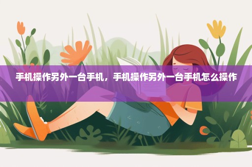 手机操作另外一台手机，手机操作另外一台手机怎么操作 
