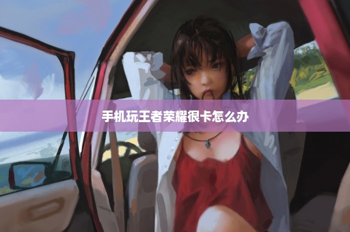 手机玩王者荣耀很卡怎么办