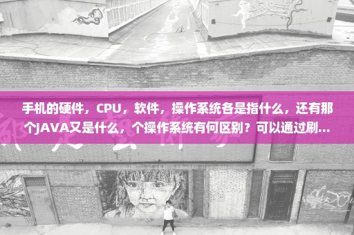 手机的硬件，CPU，软件，操作系统各是指什么，还有那个JAVA又是什么，个操作系统有何区别？可以通过刷...