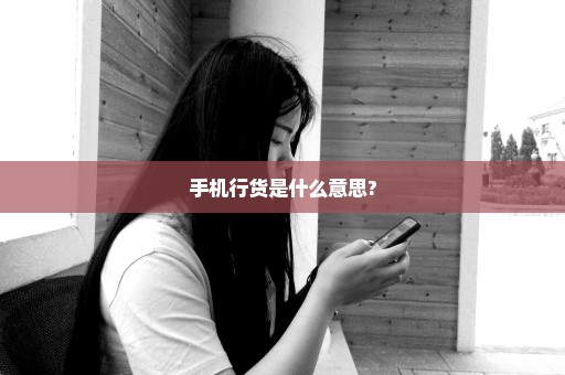 手机行货是什么意思?