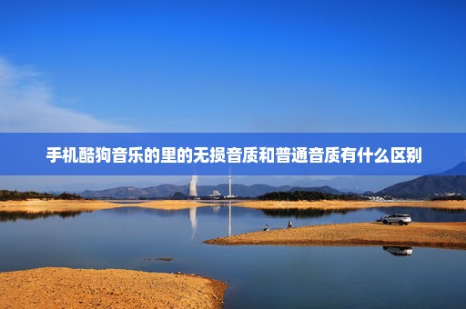手机酷狗音乐的里的无损音质和普通音质有什么区别