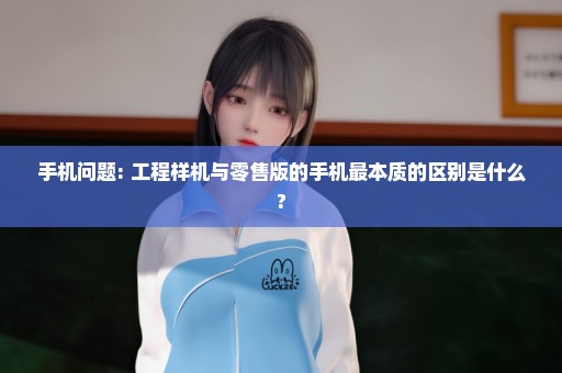 手机问题: 工程样机与零售版的手机最本质的区别是什么?