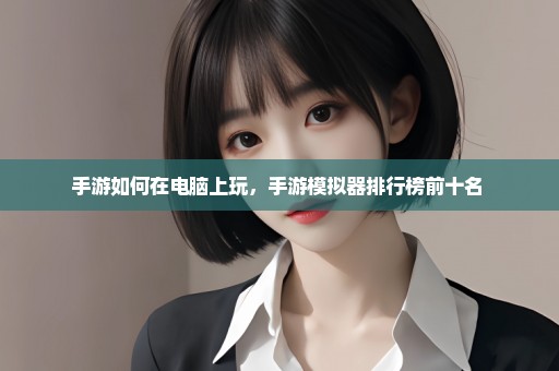 手游如何在电脑上玩，手游模拟器排行榜前十名 