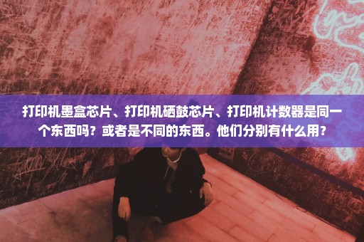 打印机墨盒芯片、打印机硒鼓芯片、打印机计数器是同一个东西吗？或者是不同的东西。他们分别有什么用？