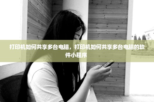 打印机如何共享多台电脑，打印机如何共享多台电脑的软件小程序 