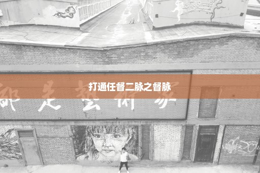 打通任督二脉之督脉