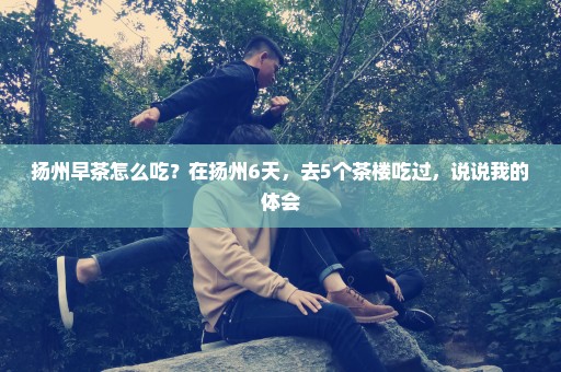 扬州早茶怎么吃？在扬州6天，去5个茶楼吃过，说说我的体会