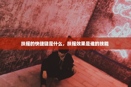扶摇的快捷键是什么，扶摇效果是谁的技能 