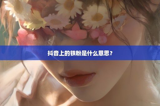 抖音上的铁粉是什么意思？
