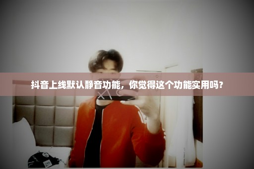 抖音上线默认静音功能，你觉得这个功能实用吗？