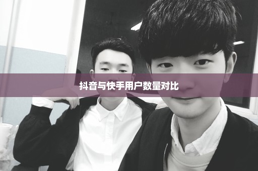 抖音与快手用户数量对比