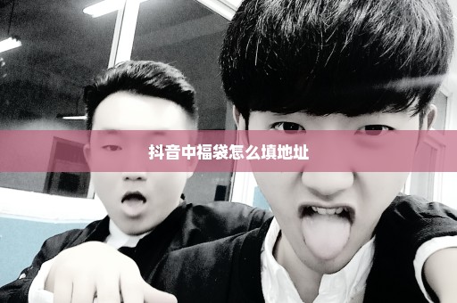 抖音中福袋怎么填地址