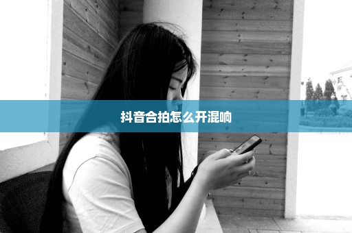 抖音合拍怎么开混响