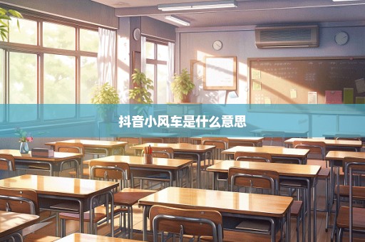 抖音小风车是什么意思