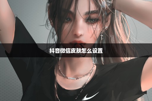 抖音微信皮肤怎么设置