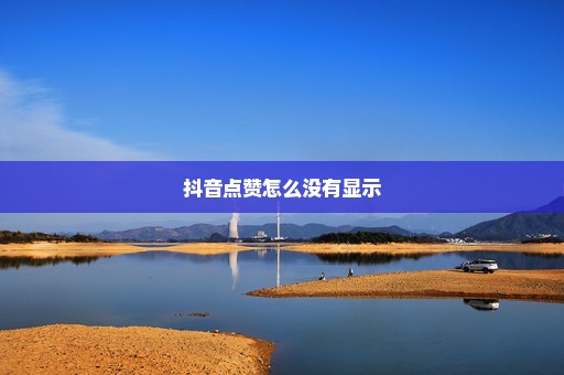 抖音点赞怎么没有显示
