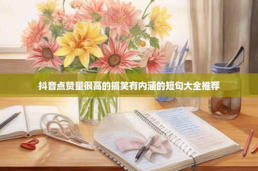 抖音点赞量很高的搞笑有内涵的短句大全推荐