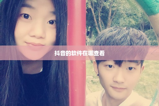 抖音的软件在哪查看