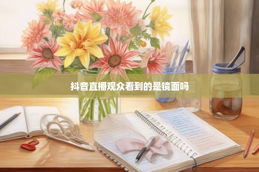 抖音直播观众看到的是镜面吗