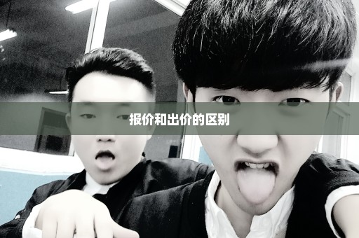 报价和出价的区别