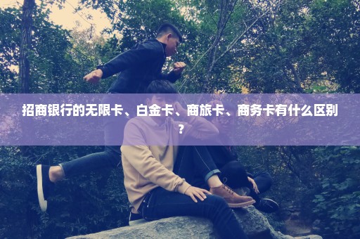 招商银行的无限卡、白金卡、商旅卡、商务卡有什么区别？
