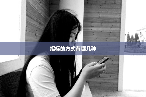 招标的方式有哪几种