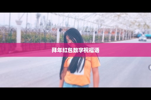 拜年红包数字祝福语