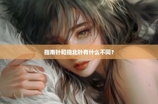 指南针和指北针有什么不同？