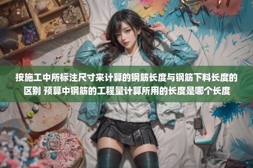 按施工中所标注尺寸来计算的钢筋长度与钢筋下料长度的区别 预算中钢筋的工程量计算所用的长度是哪个长度