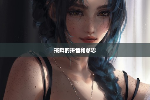 挑衅的拼音和意思